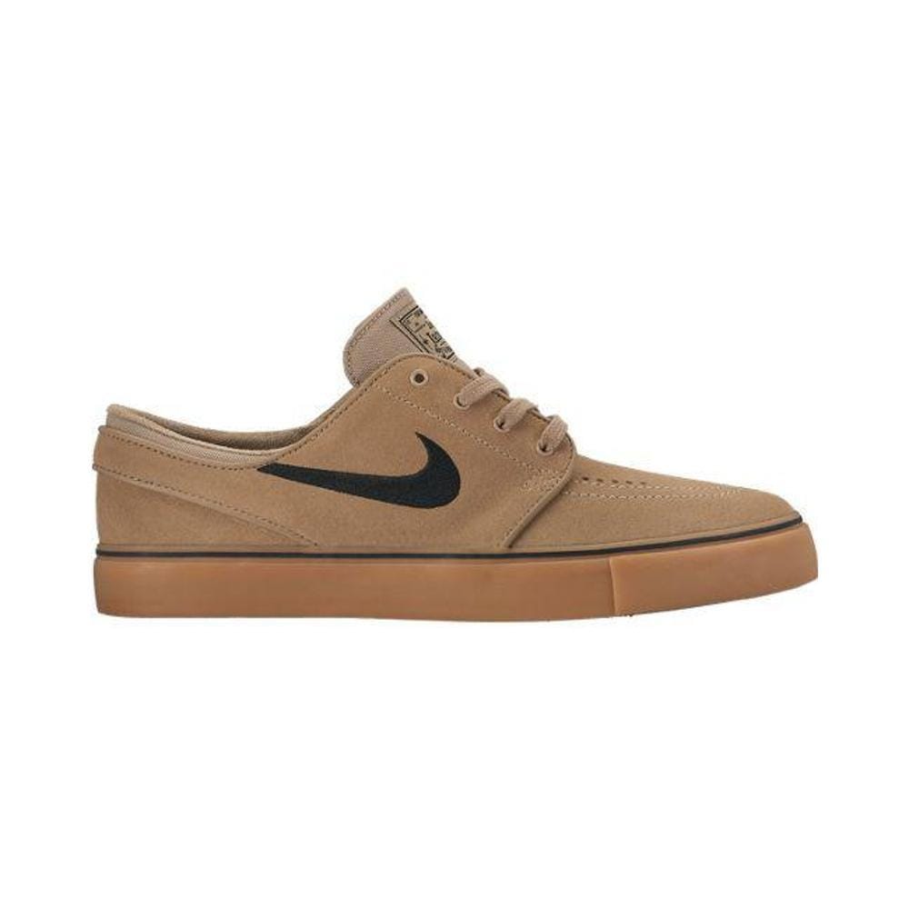 Nike SB Zoom Stefan Janoski Men's Skateboarding Shoe - Khaki/Gum Light Brown/Black - 50-50 Skate Shop