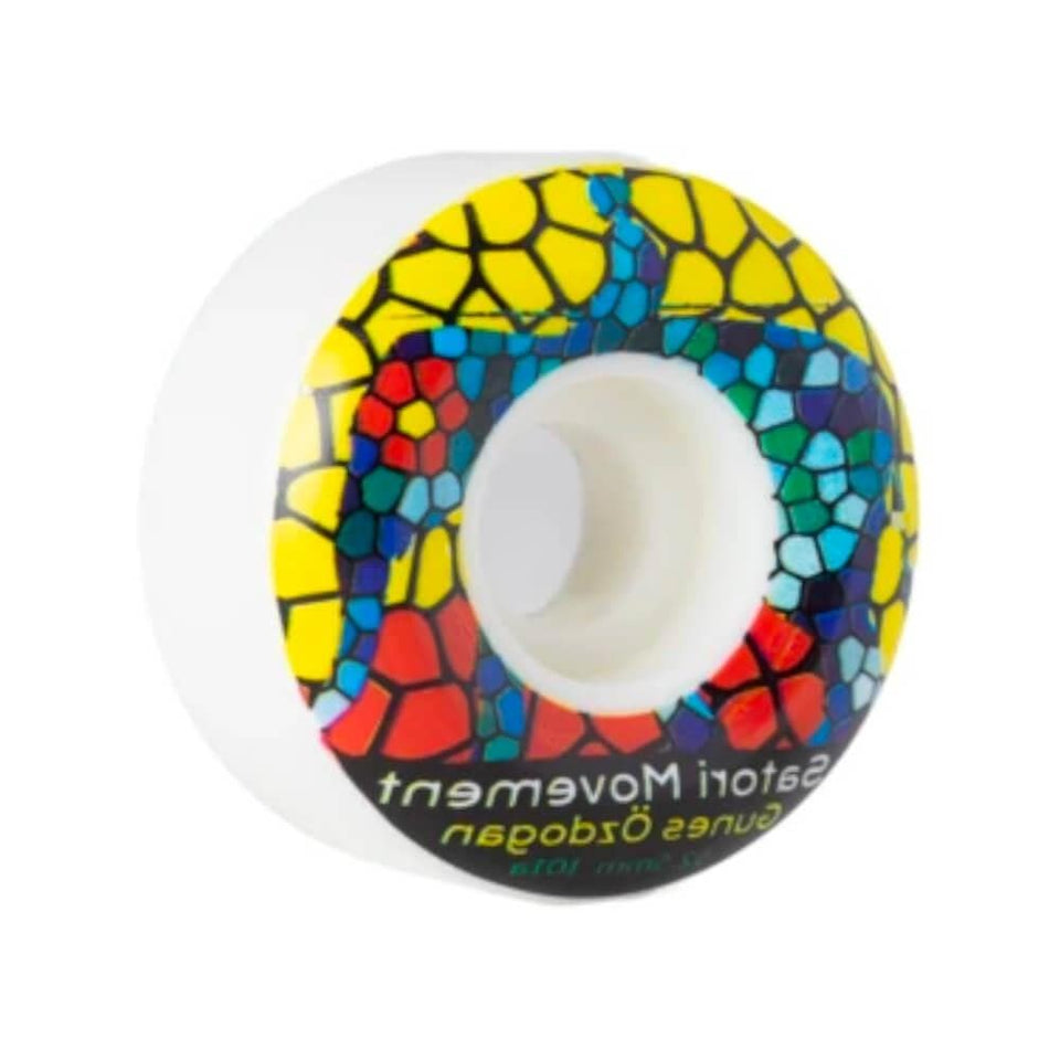 Satori Skateboard Wheels Gunes Ozdogan Stained Glass 52.5mm 101a (Conical) - Set of 4 - 50-50 Skate Shop