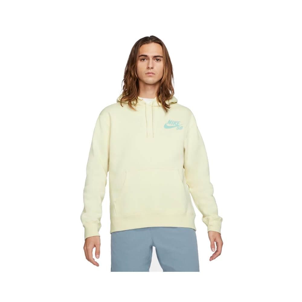 Nike SB Icon Skate Hoodie Pullover Coconut Milk Light Dew - 50-50 Skate Shop