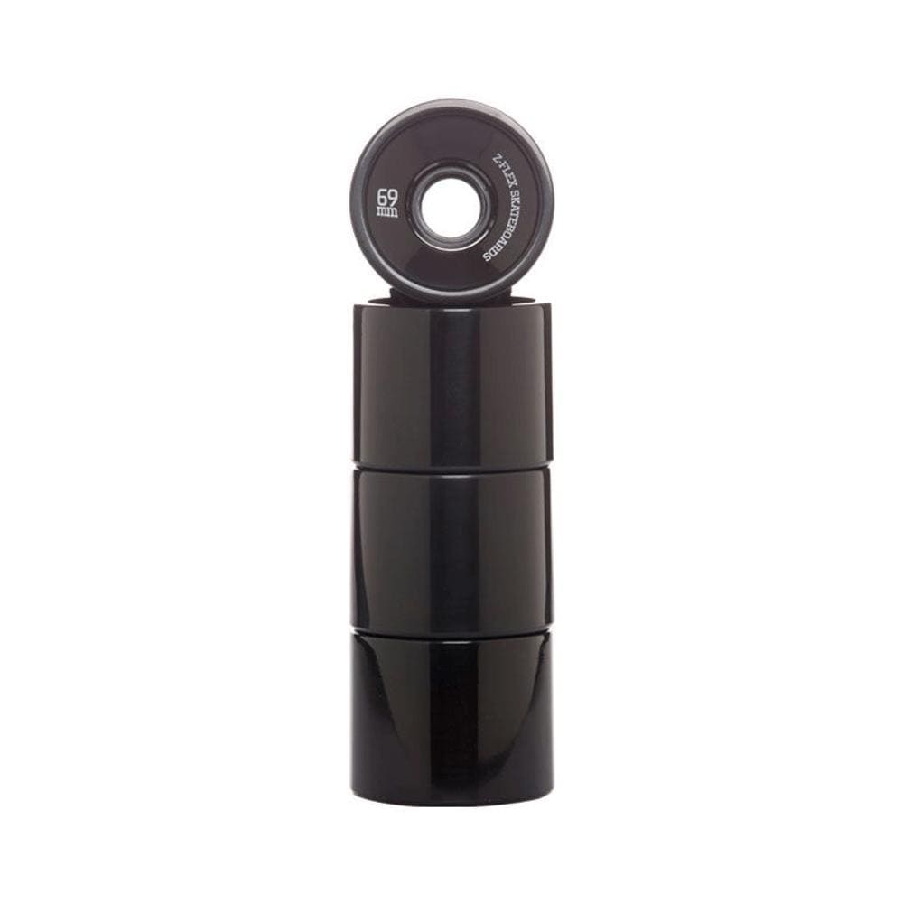 Z Flex Skateboard Cruiser Wheels V2 Z-Wheels 69mm 83A Black Solid - 50-50 Skate Shop
