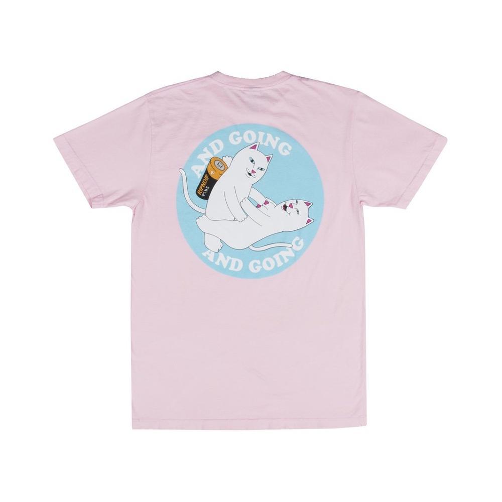 Ripndip Charged Up Tee Pink - 50-50 Skate Shop