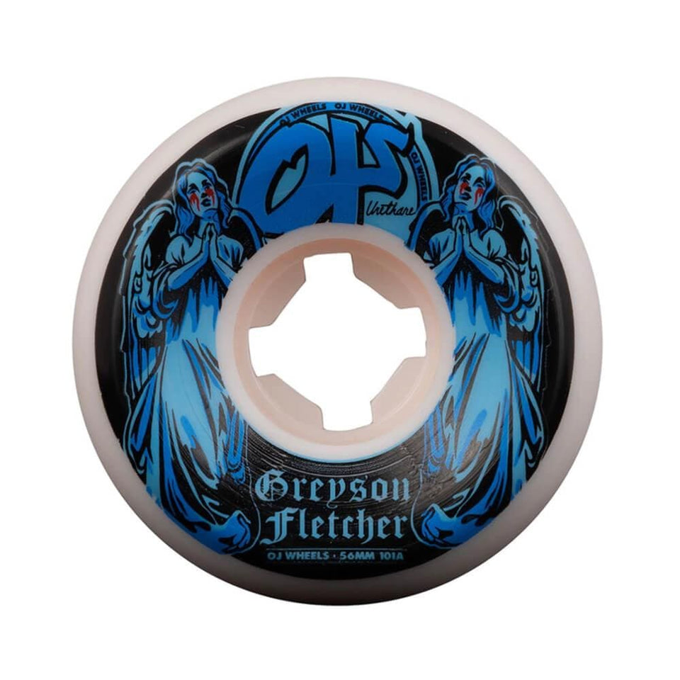 OJ Skateboard Wheels Fletcher Pray 2 56mm 101A - Set of 4 - 50-50 Skate Shop