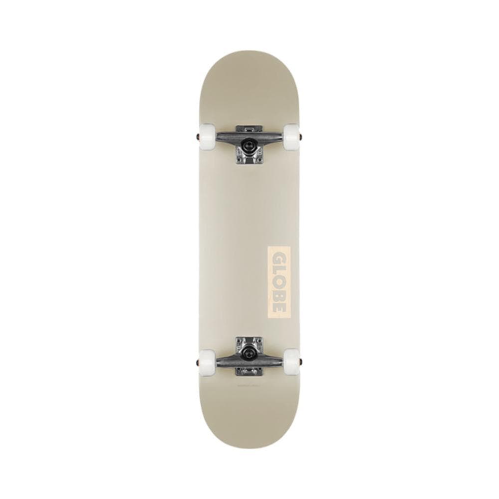 Globe Skateboard Complete Goodstock 8.0" x 31.63" 14" WB Off White - 50-50 Skate Shop