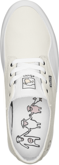 Etnies x Sheep Jameson Vulc LS White White Gum - 50-50 Skate Shop