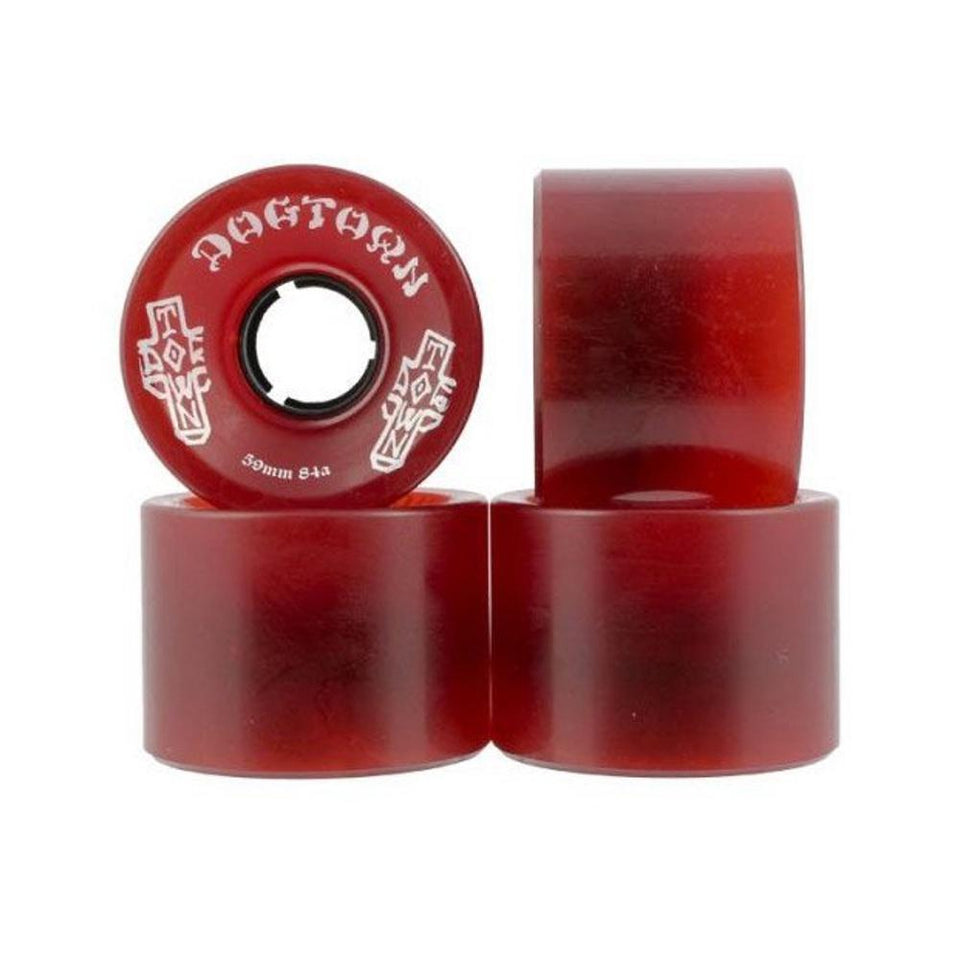 Dogtown Mini Cruiser Wheels 59mm 84a Red - 50-50 Skate Shop