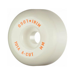 Mini Logo Skateboard Wheels A-CUT 2 56mm x 101a White - Set of 4 - 50-50 Skate Shop