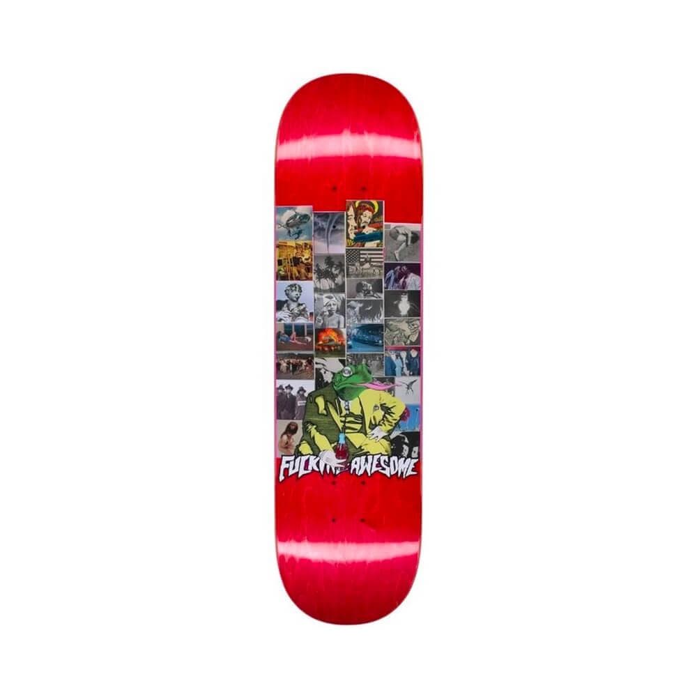 Fucking Awesome Skateboard Deck Frogman 2 8.25" x 31.79" Red 14.12" WB - 50-50 Skate Shop