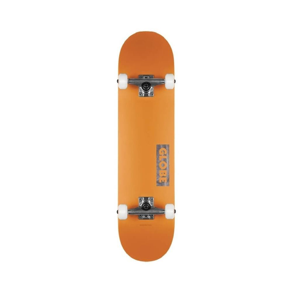 Globe Skateboard Complete Goodstock 8.125" x 31.875" 14.25" WB Neon Orange - 50-50 Skate Shop