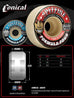 Spitfire Wheels F4 99D Conical 53mm Yellow - 50-50 Skate Shop