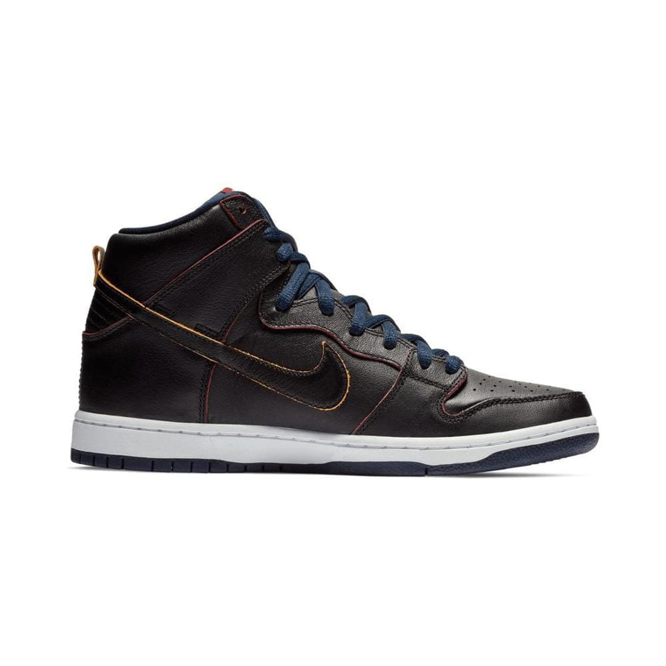 Nike SB Dunk High Pro NBA Black Black College Navy Team Red - 50-50 Skate Shop