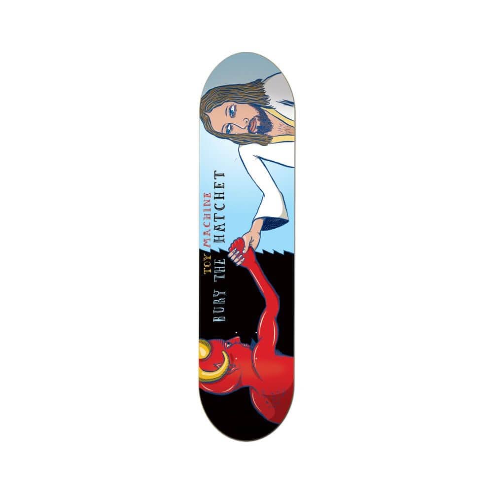 Toy Machine Skateboard Deck Bury The Hatchet 8.0" x 31.63" 14 " WB - 50-50 Skate Shop