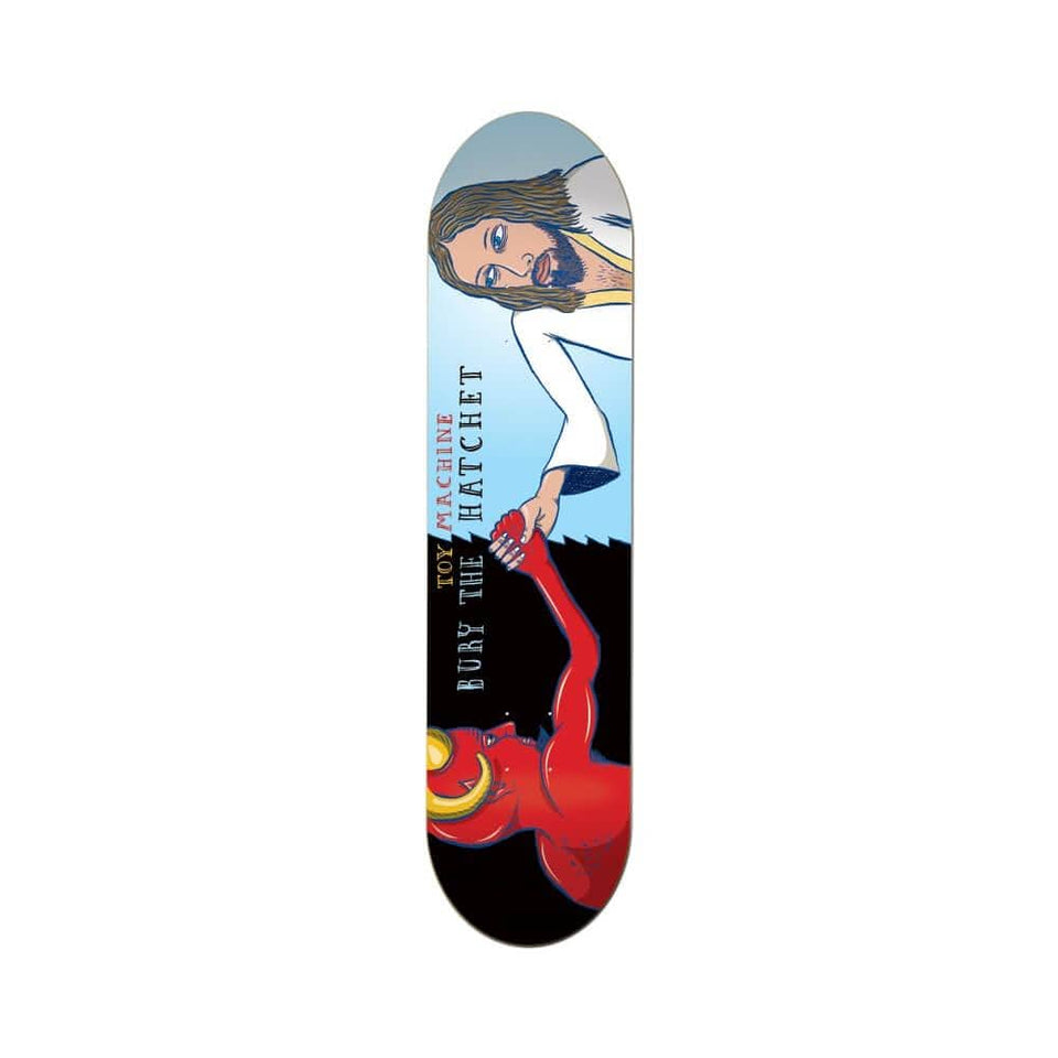 Toy Machine Skateboard Deck Bury The Hatchet 8.0" x 31.63" 14 " WB - 50-50 Skate Shop