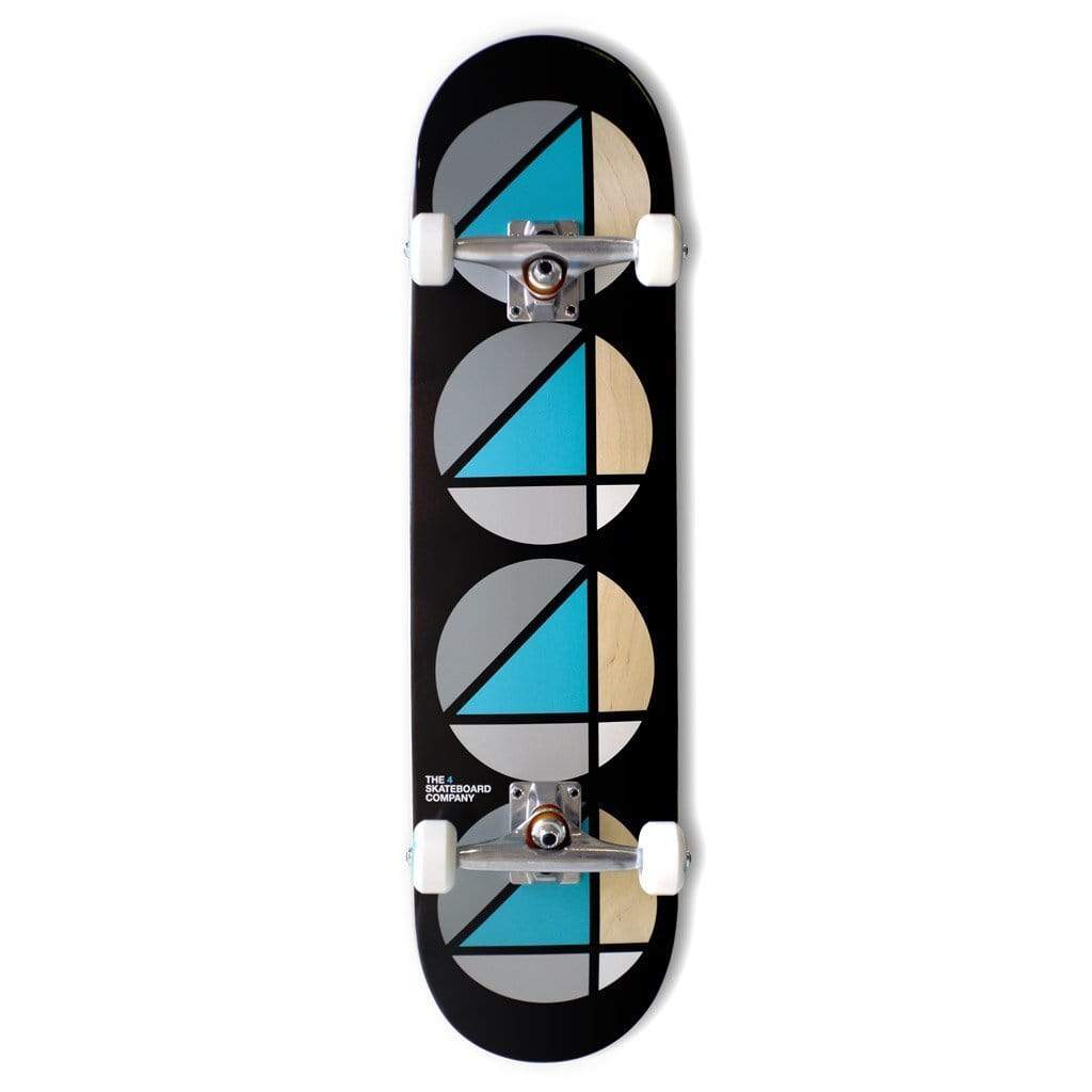 The 4 Skateboard Complete 8.25" x 31.8" Black - 50-50 Skate Shop