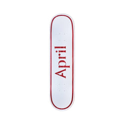 April Skateboard Deck OG Logo Red 8.25