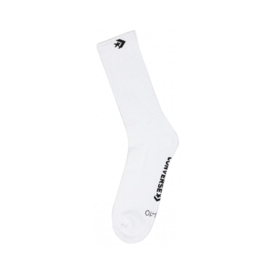 Converse Star Chevron Crew Socks 3 Pack White Black Size 2-8 - 50-50 Skate Shop