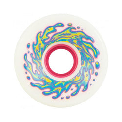 Santa Cruz Skateboard Wheels OG Slime 66mm White Pink 78A - 50-50 Skate Shop