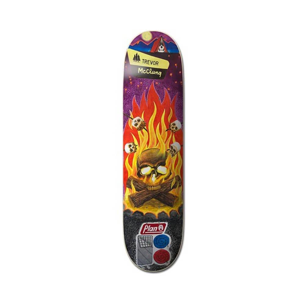 Plan B Skateboard Deck Trevor McClung Cranial 8.25" x 32" 13.93" WB - 50-50 Skate Shop