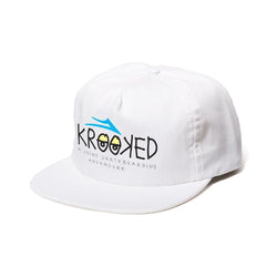 Lakai x Krooked Relaxed Fit Hat White - 50-50 Skate Shop