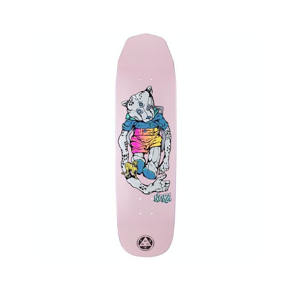 Welcome Skateboard Deck Teddy On Wicked Queen 8.5" x 32" Pink 14.75" WB - 50-50 Skate Shop
