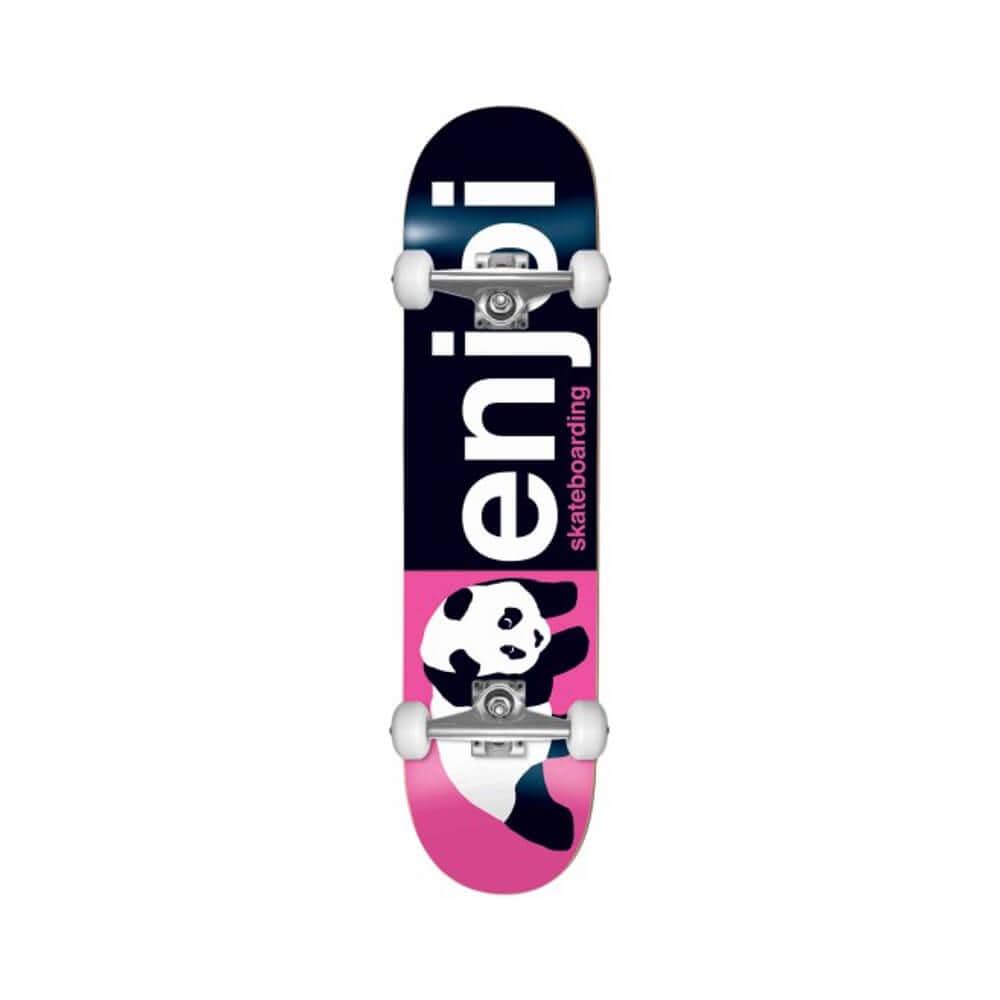 Enjoi Skateboard Complete Half and Half 8.0" x 31.5" Pink 14" WB - 50-50 Skate Shop