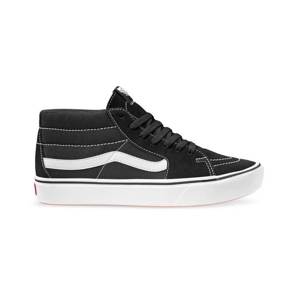 Vans Comfycush Sk8 Mid (Classic) Black True White - 50-50 Skate Shop