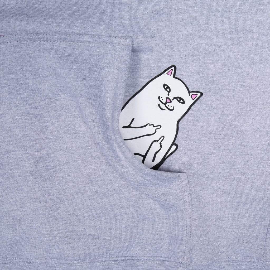 Ripndip Lord Nermal Hoodie Grey Heather - 50-50 Skate Shop