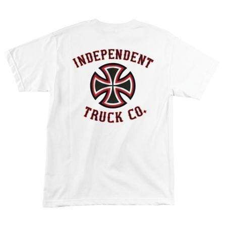 Independent Pennant Tee White - 50-50 Skate Shop