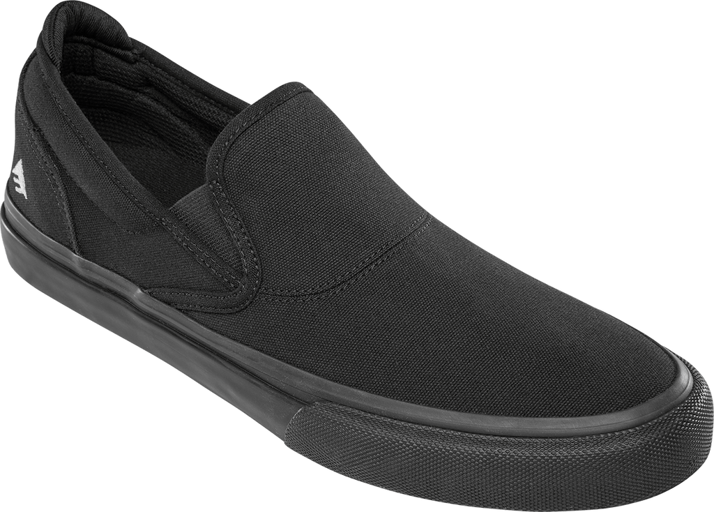 Emerica Wino G6 Slip On Black Green Black - 50-50 Skate Shop