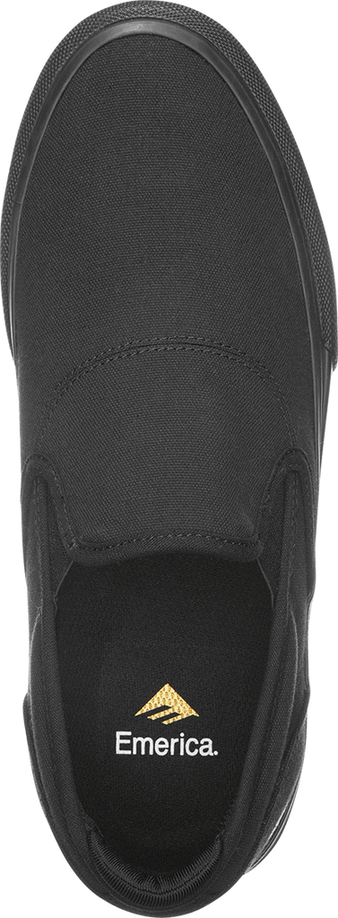 Emerica Wino G6 Slip On Black Green Black - 50-50 Skate Shop