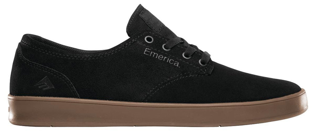 Emerica Mens The Romero Laced Black Charcoal Gum - 50-50 Skate Shop