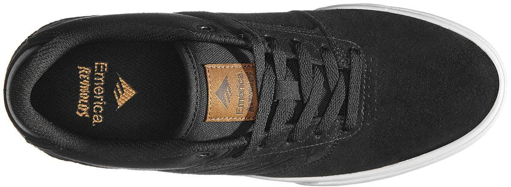 Emerica Mens The Reynolds Low Vulc Black Brown - 50-50 Skate Shop