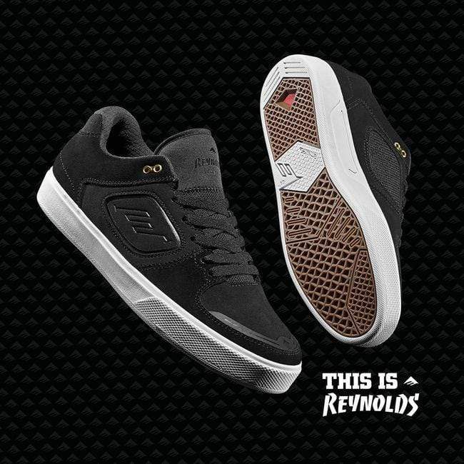 Emerica Mens Reynolds G6 Black/White - 50-50 Skate Shop