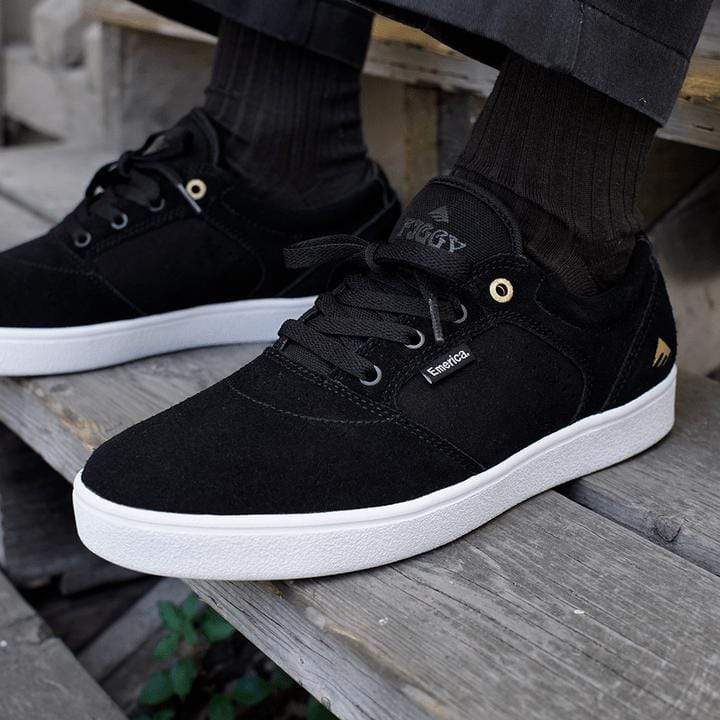Emerica Figgy Dose Black White Gold - 50-50 Skate Shop