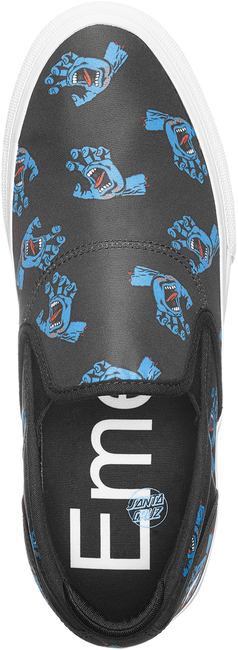 Emerica Wino G6 Slip On x Santa Cruz Blue Black White - 50-50 Skate Shop