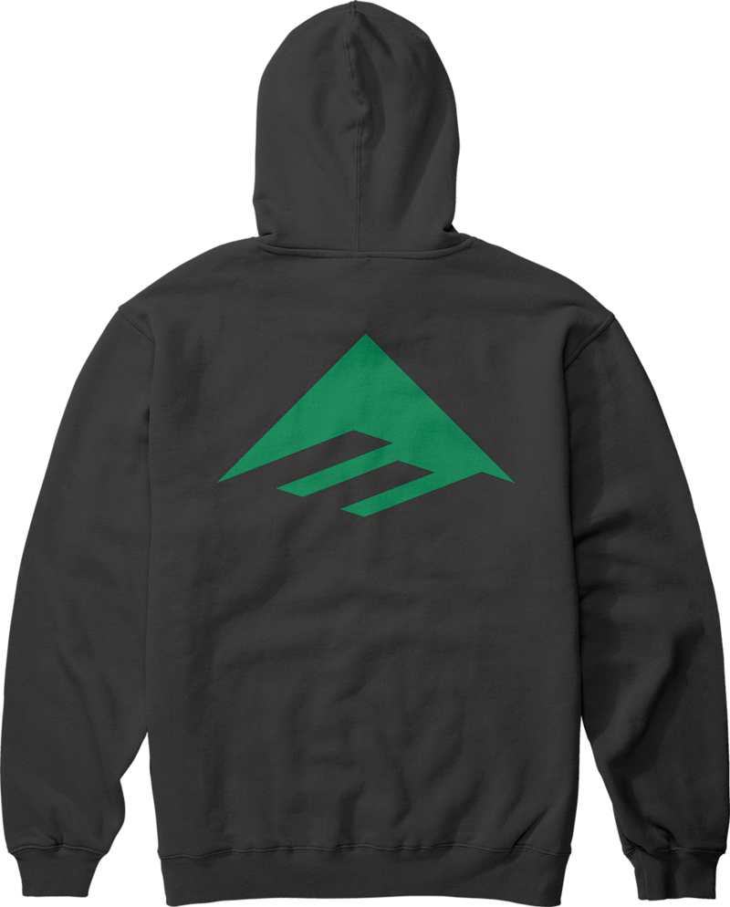 Emerica Skate Pure Triangle Hoodie Black - 50-50 Skate Shop