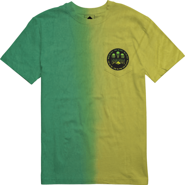 Emerica Skate x Creature Evil Pocket Tee Green Black - 50-50 Skate Shop