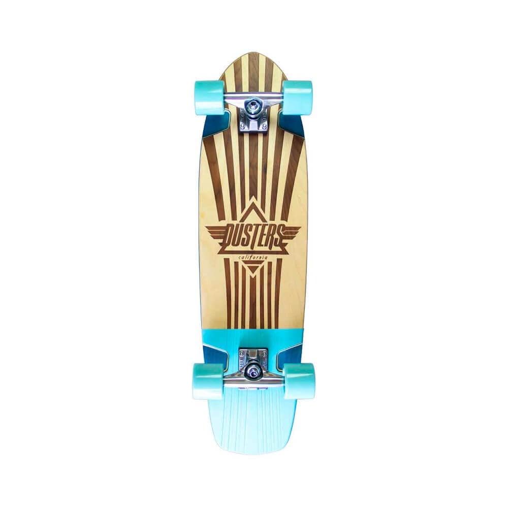 Dusters Skateboard Complete Keen Retro Frame Cruiser 31" x 8.25" Teal 16.5" WB - 50-50 Skate Shop