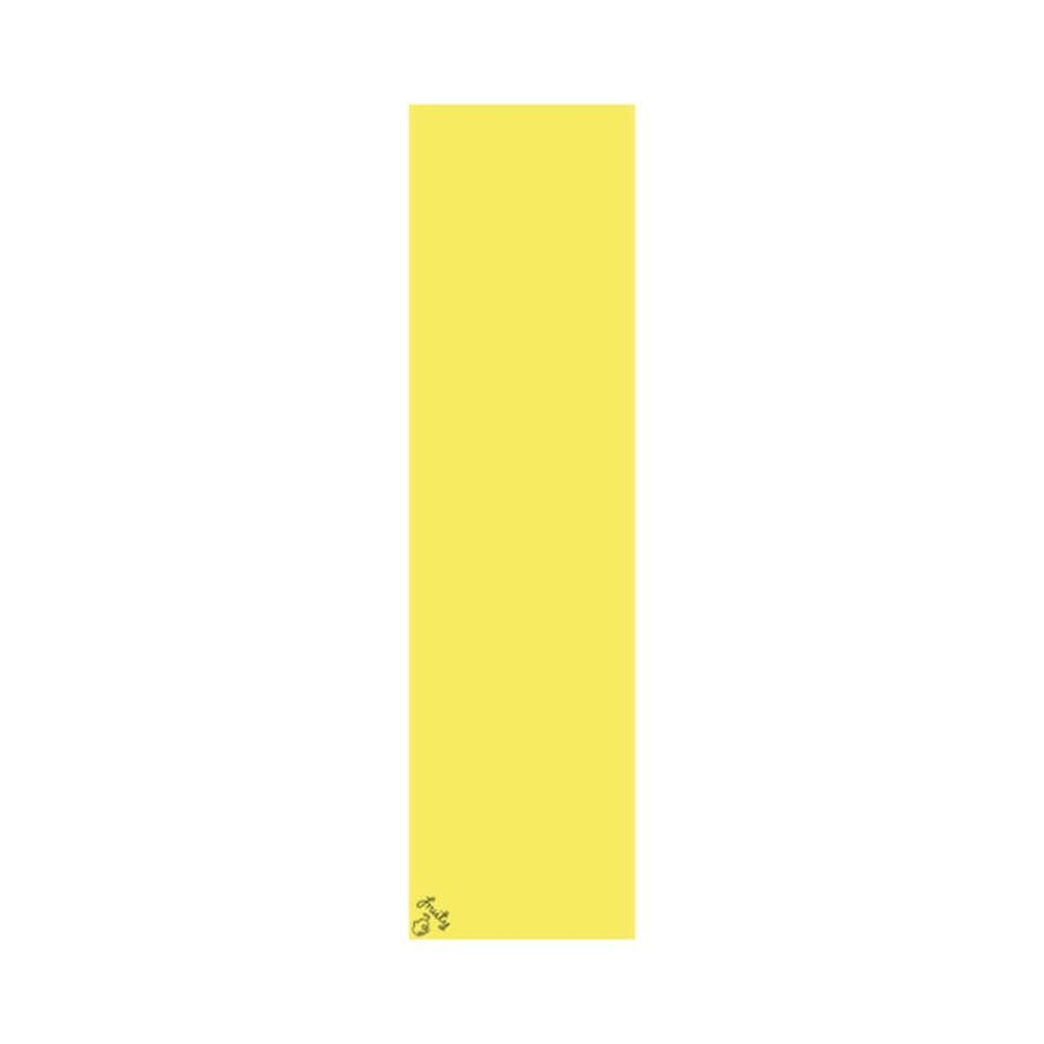 Fruity Skateboard Grip Tape 9" x 33" Pastel Yellow Single Sheet - 50-50 Skate Shop