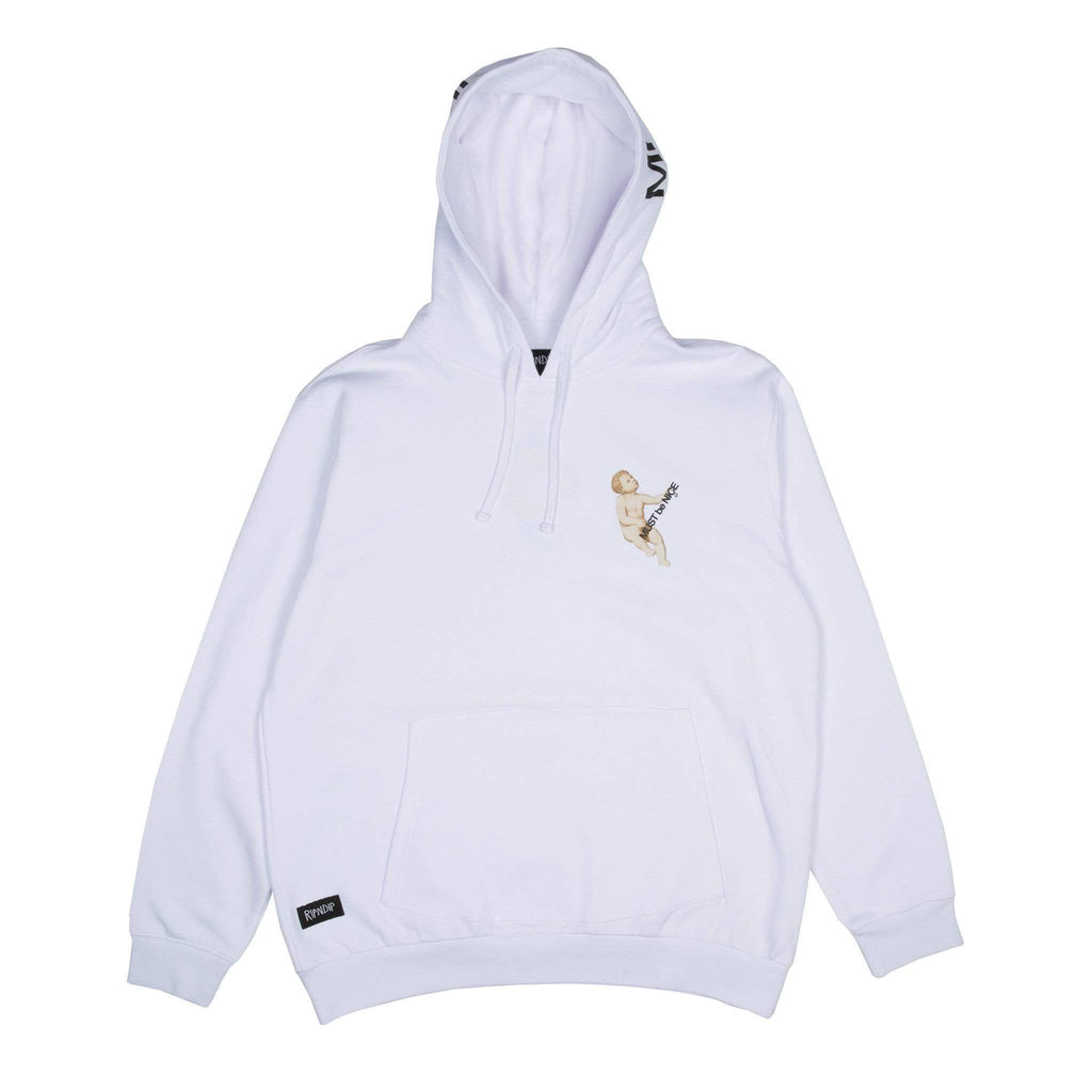 Ripndip Madonna Pull Over Sweater White - 50-50 Skate Shop