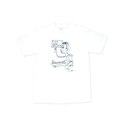 WKND Fuck Johan Tee White - 50-50 Skate Shop