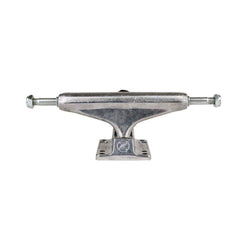 Z Flex Skateboard Trucks Silver Raw 129mm Hanger with Soft Bushings - 1 pair - 50-50 Skate Shop