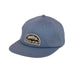 Passport Skate Quill Patch 6 Panel Cap Steel Blue - 50-50 Skate Shop