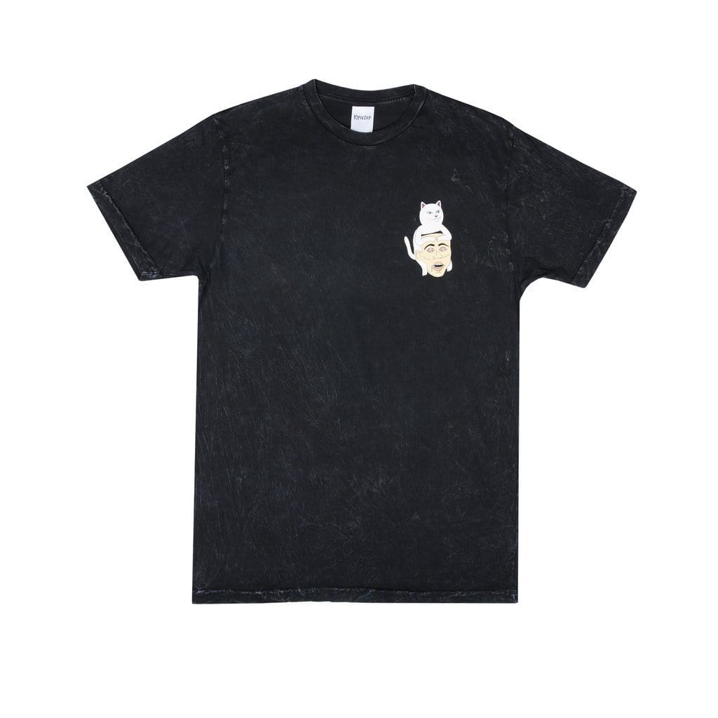 Ripndip Nerm Hat Tee Grey Mineral Wash - 50-50 Skate Shop