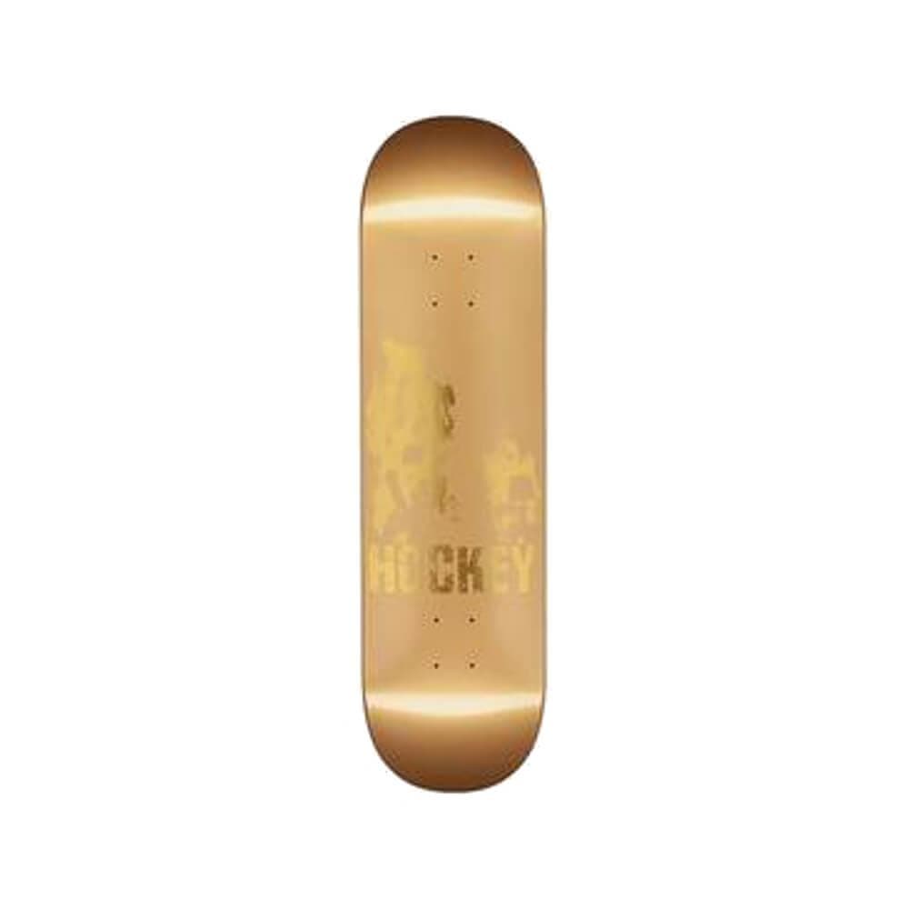 Hockey Skateboard Deck At Ease Rodrigues 8.5" x 31.91" Gold 14.18" WB - 50-50 Skate Shop