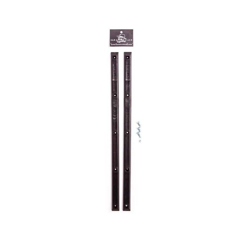 Hard Luck Rails Black - Set of 2 - 50-50 Skate Shop