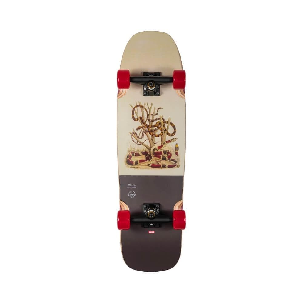 Globe Skateboard Cruiser Complete Disaster 32" x 8.75" Snakes 14.5" WB - 50-50 Skate Shop