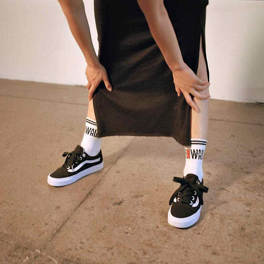 Vans Old Skool (Oversized Lace) Black True White - 50-50 Skate Shop