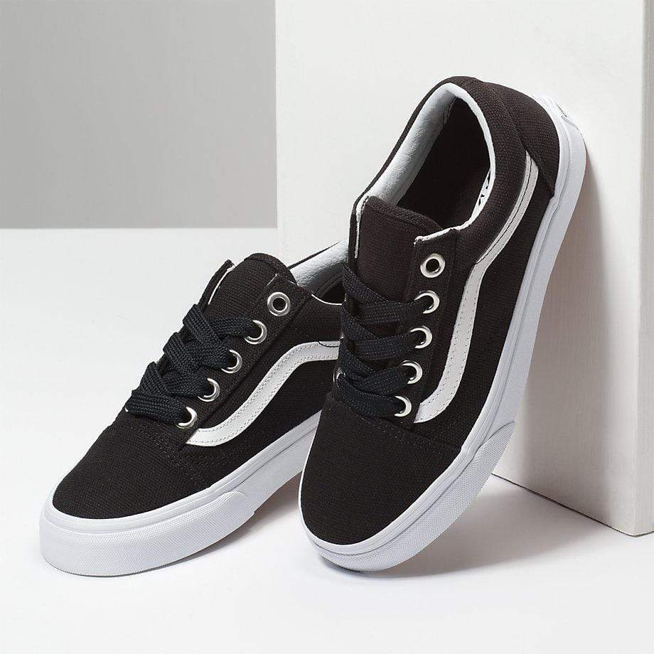 Vans Old Skool (Oversized Lace) Black True White - 50-50 Skate Shop
