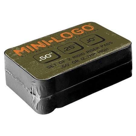 Mini Logo .5" Riser Pads (2 pack) - 50-50 Skate Shop