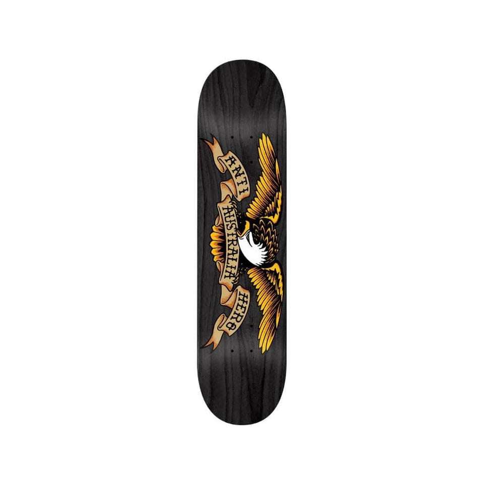 Anti Hero Skateboard Deck OZ Eagle 8.5" x 32.25" Black Stain 14.38" WB - 50-50 Skate Shop